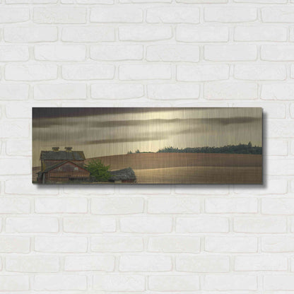 Luxe Metal Art  'Abandoned'  by Don Schwartz, Metal Wall Art,36x12