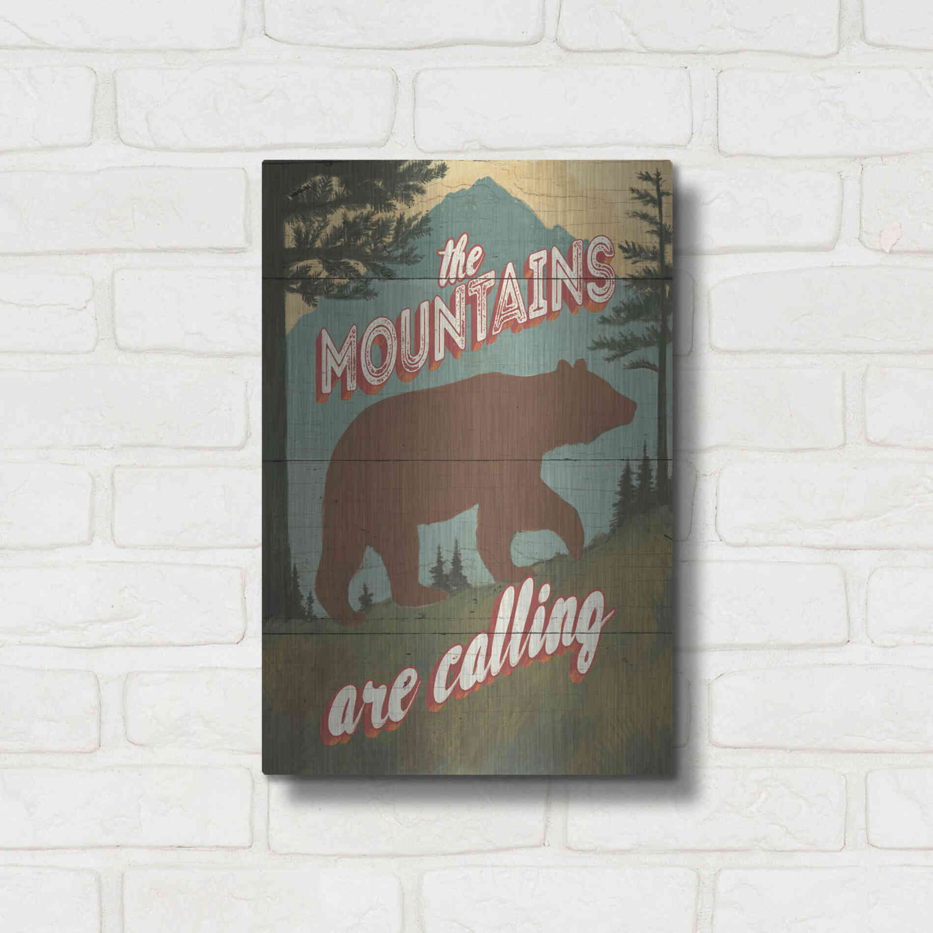 Luxe Metal Art 'Discover the Wild I' by Janelle Penner, Metal Wall Art,12x16