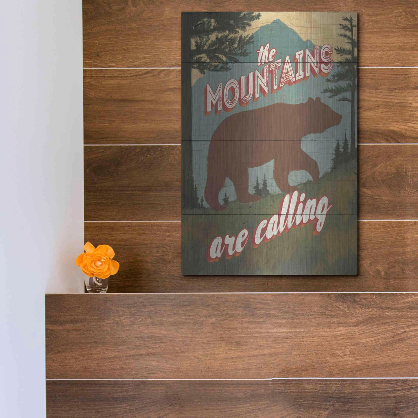 Luxe Metal Art 'Discover the Wild I' by Janelle Penner, Metal Wall Art,12x16