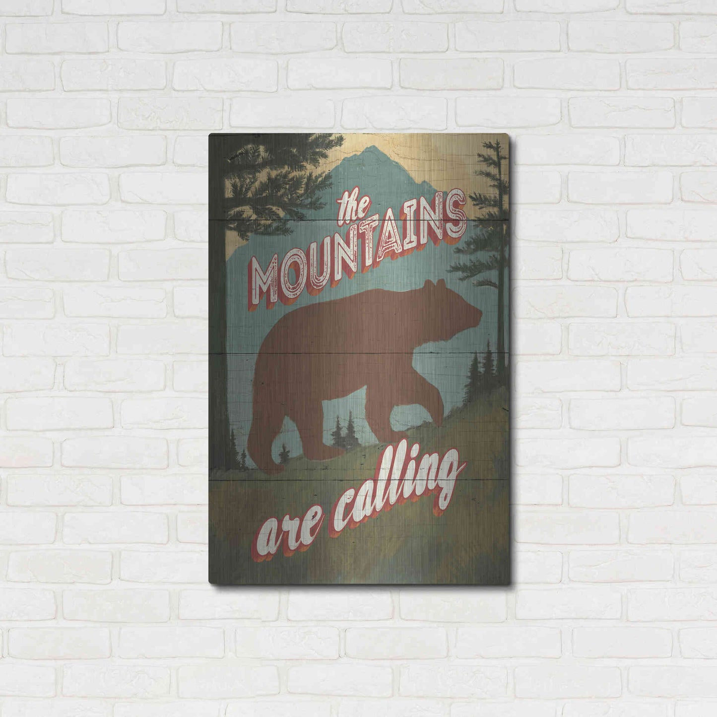 Luxe Metal Art 'Discover the Wild I' by Janelle Penner, Metal Wall Art,24x36