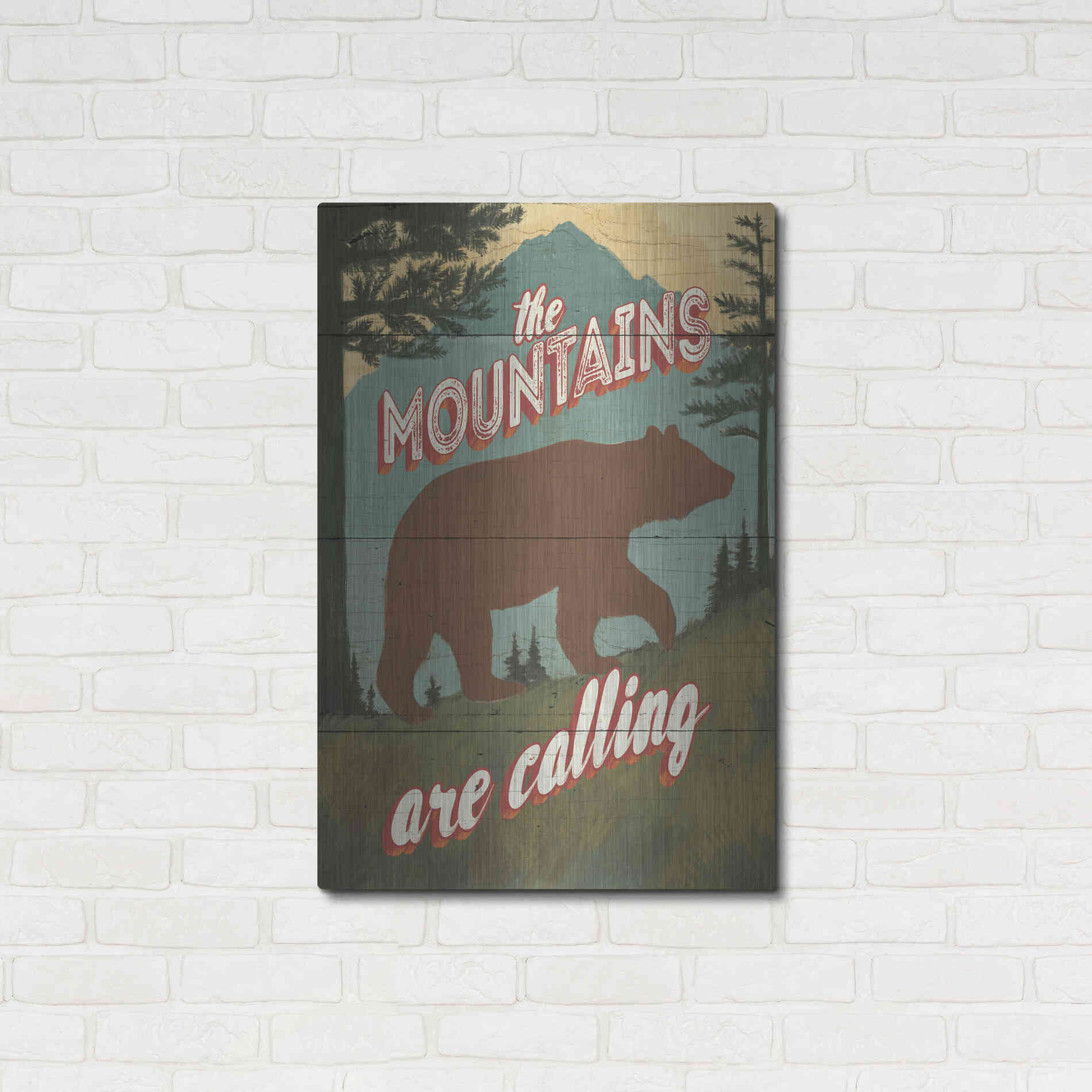 Luxe Metal Art 'Discover the Wild I' by Janelle Penner, Metal Wall Art,24x36