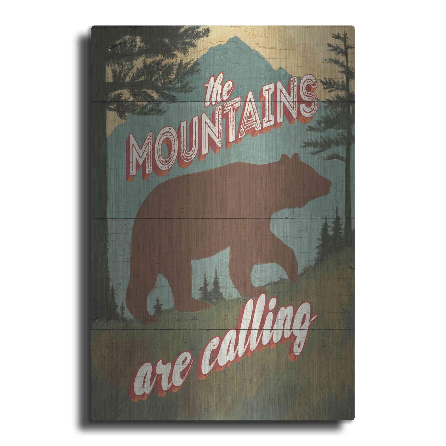 Luxe Metal Art 'Discover the Wild I' by Janelle Penner, Metal Wall Art