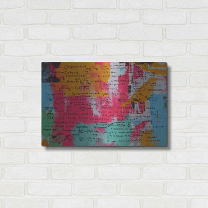 Luxe Metal Art 'Abstract Colorful Flows 2' by Irena Orlov Metal Wall Art,24x16