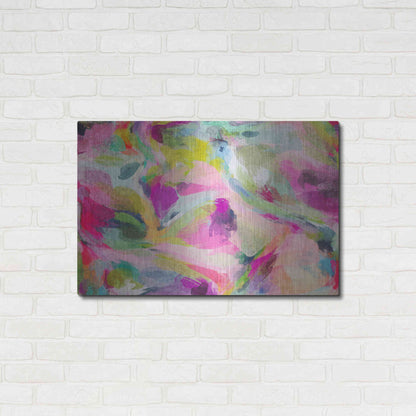 Luxe Metal Art 'Abstract Colorful Flows 3' by Irena Orlov Metal Wall Art,36x24