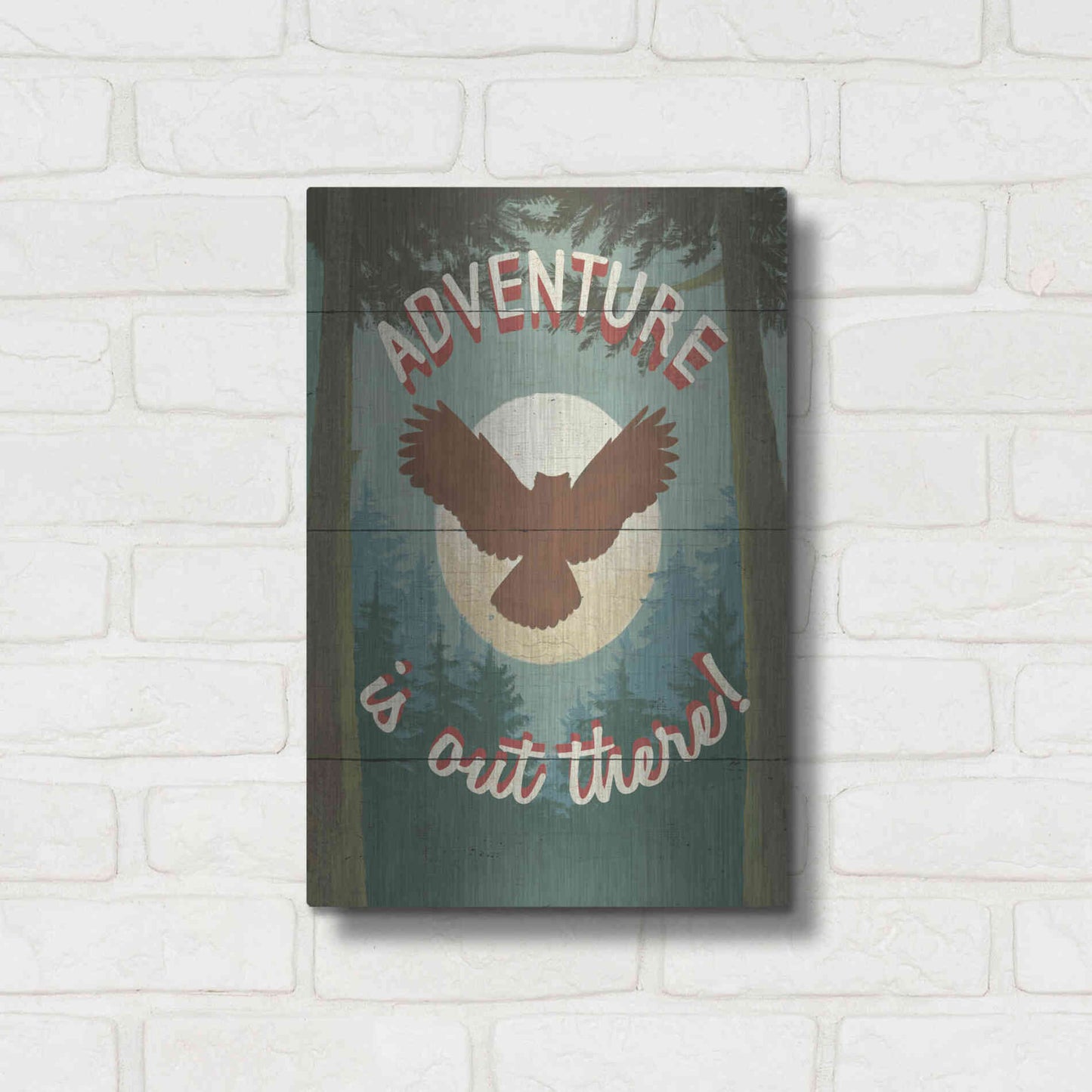 Luxe Metal Art 'Discover the Wild IV' by Janelle Penner, Metal Wall Art,12x16