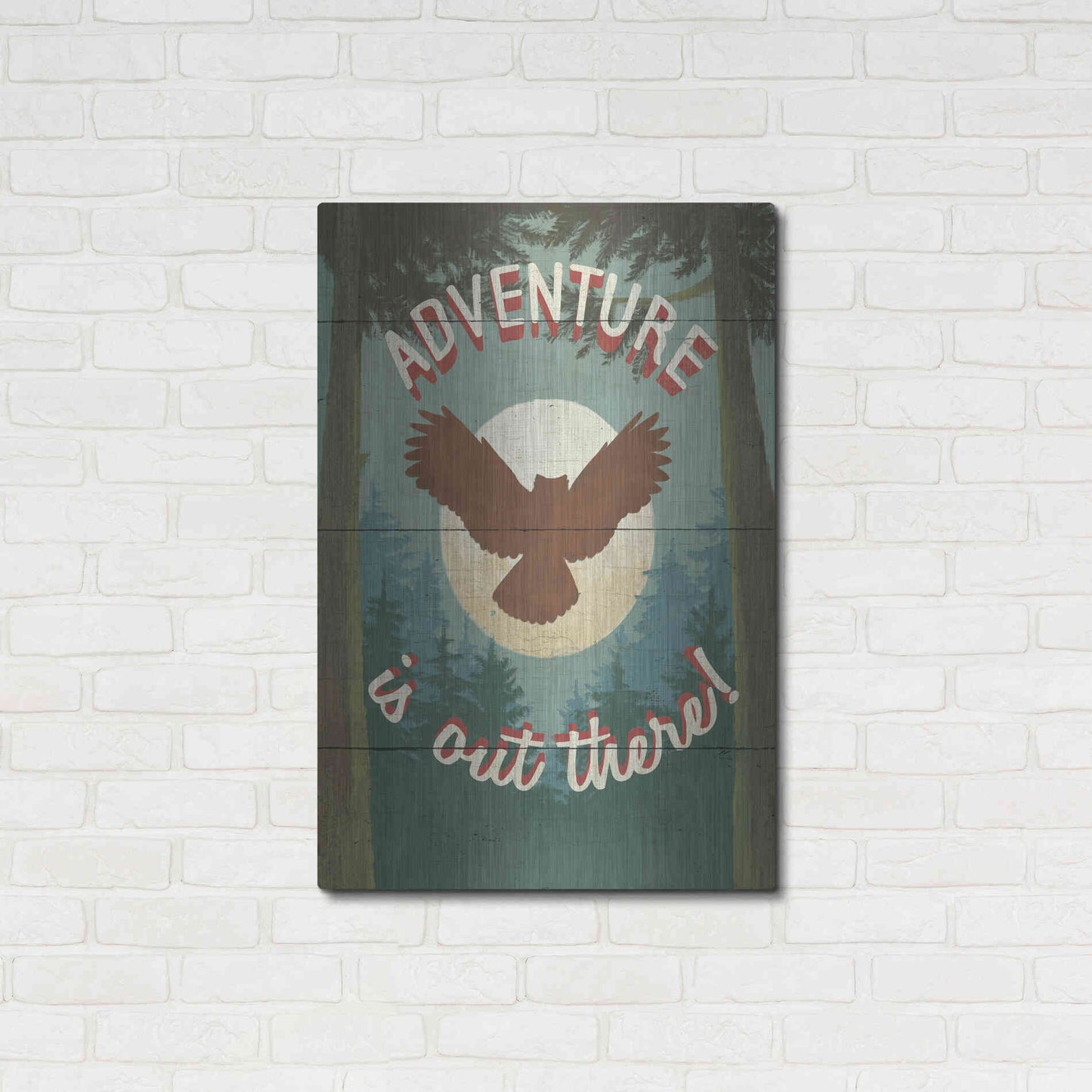 Luxe Metal Art 'Discover the Wild IV' by Janelle Penner, Metal Wall Art,24x36