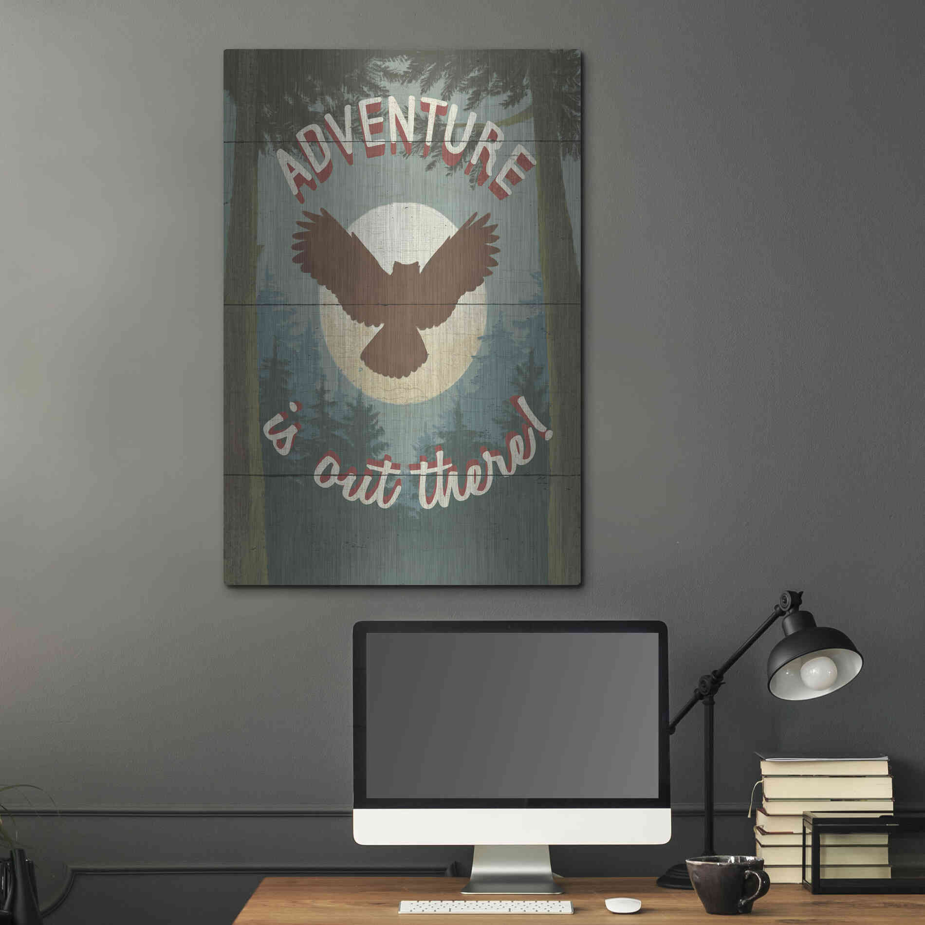 Luxe Metal Art 'Discover the Wild IV' by Janelle Penner, Metal Wall Art,24x36