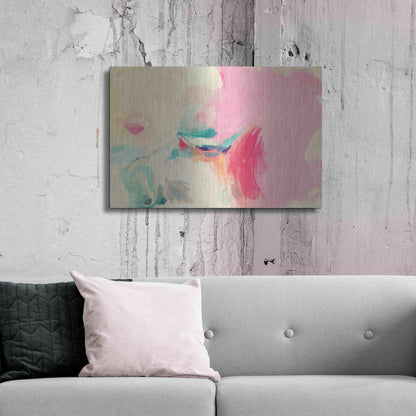 Luxe Metal Art 'Abstract Colorful Flows 9' by Irena Orlov Metal Wall Art,36x24