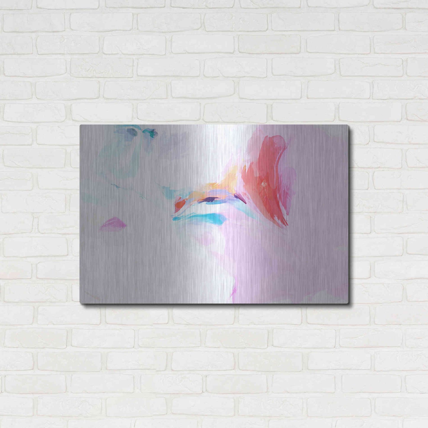 Luxe Metal Art 'Abstract Colorful Flows 11' by Irena Orlov Metal Wall Art,36x24