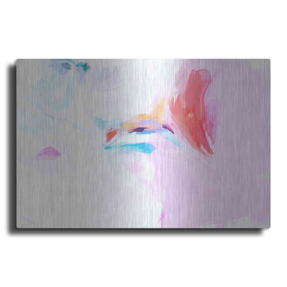 Luxe Metal Art 'Abstract Colorful Flows 11' by Irena Orlov Metal Wall Art