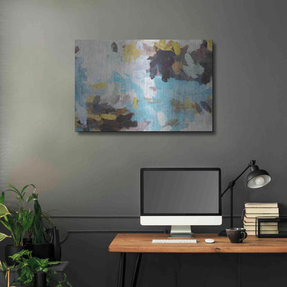 Luxe Metal Art 'Abstract Colorful Flows 21' by Irena Orlov Metal Wall Art,36x24