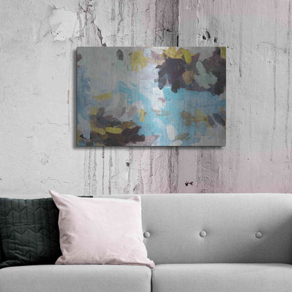 Luxe Metal Art 'Abstract Colorful Flows 21' by Irena Orlov Metal Wall Art,36x24