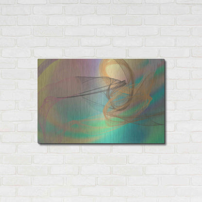 Luxe Metal Art 'Color In The Lines 4' by Irena Orlov Metal Wall Art,36x24