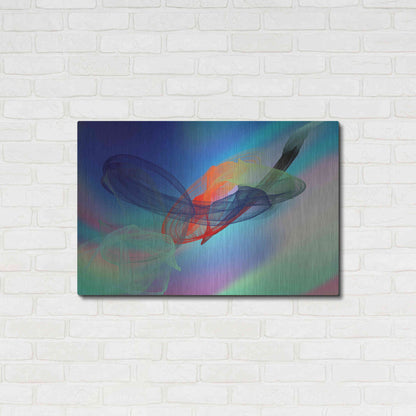 Luxe Metal Art 'Color In The Lines 6' by Irena Orlov Metal Wall Art,36x24