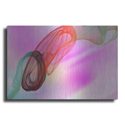 Luxe Metal Art 'Color In The Lines 10' by Irena Orlov Metal Wall Art