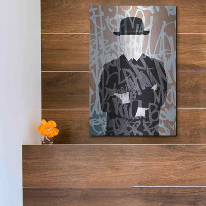 Luxe Metal Art 'Graffiti Man 7' by Irena Orlov Metal Wall Art,12x16