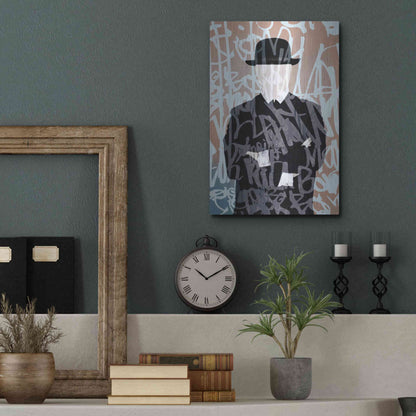 Luxe Metal Art 'Graffiti Man 7' by Irena Orlov Metal Wall Art,12x16