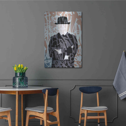 Luxe Metal Art 'Graffiti Man 7' by Irena Orlov Metal Wall Art,24x36