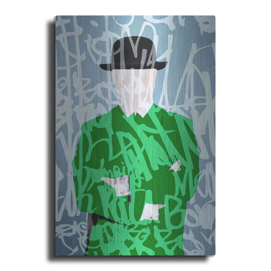 Luxe Metal Art 'Graffiti Man 2' by Irena Orlov Metal Wall Art