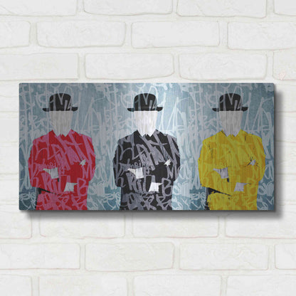 Luxe Metal Art 'Metaphysical Concept 1 ' by Irena Orlov Metal Wall Art,24x12