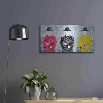 Luxe Metal Art 'Metaphysical Concept 1 ' by Irena Orlov Metal Wall Art,24x12
