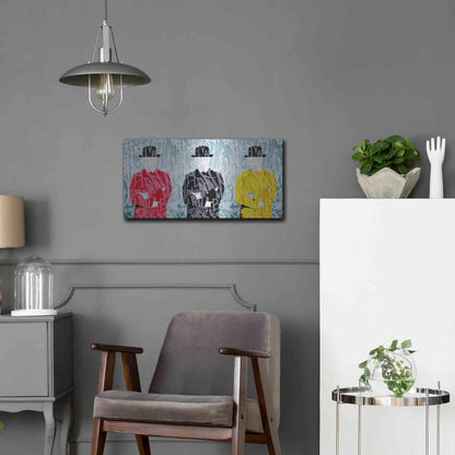 Luxe Metal Art 'Metaphysical Concept 1 ' by Irena Orlov Metal Wall Art,24x12