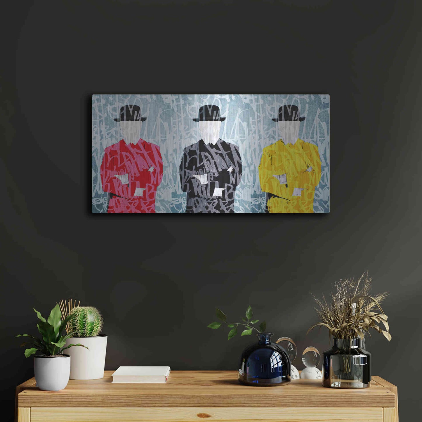 Luxe Metal Art 'Metaphysical Concept 1 ' by Irena Orlov Metal Wall Art,24x12