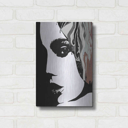 Luxe Metal Art 'Shadow Lady' by Karen Smith Metal Wall Art,12x16