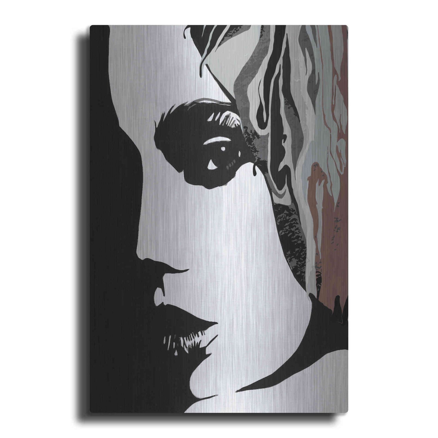 Luxe Metal Art 'Shadow Lady' by Karen Smith Metal Wall Art