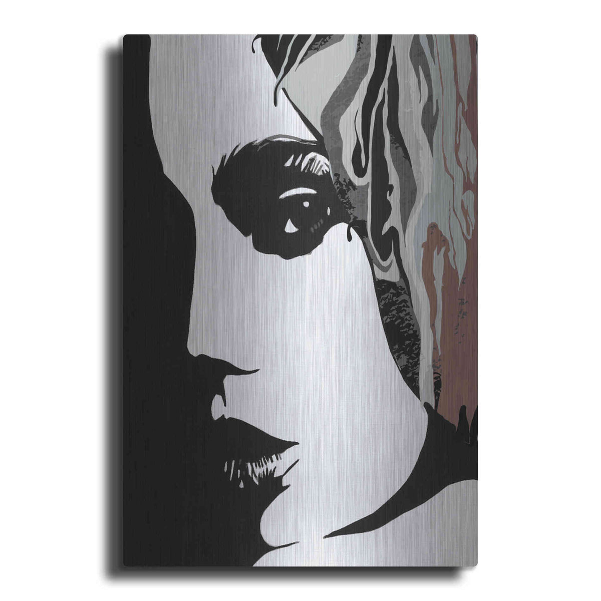 Luxe Metal Art 'Shadow Lady' by Karen Smith Metal Wall Art