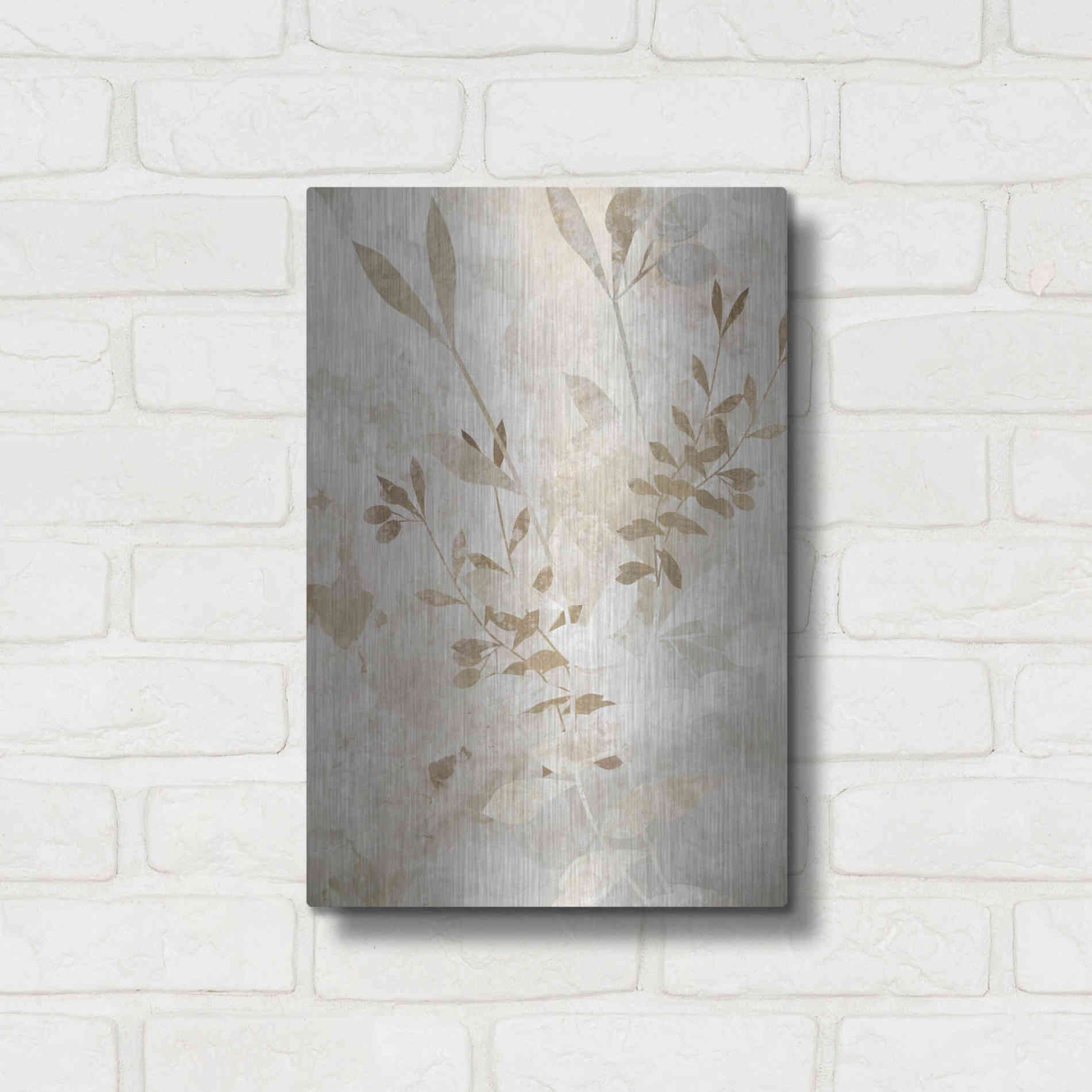 Luxe Metal Art 'Nature Wall 2' by Karen Smith Metal Wall Art,12x16