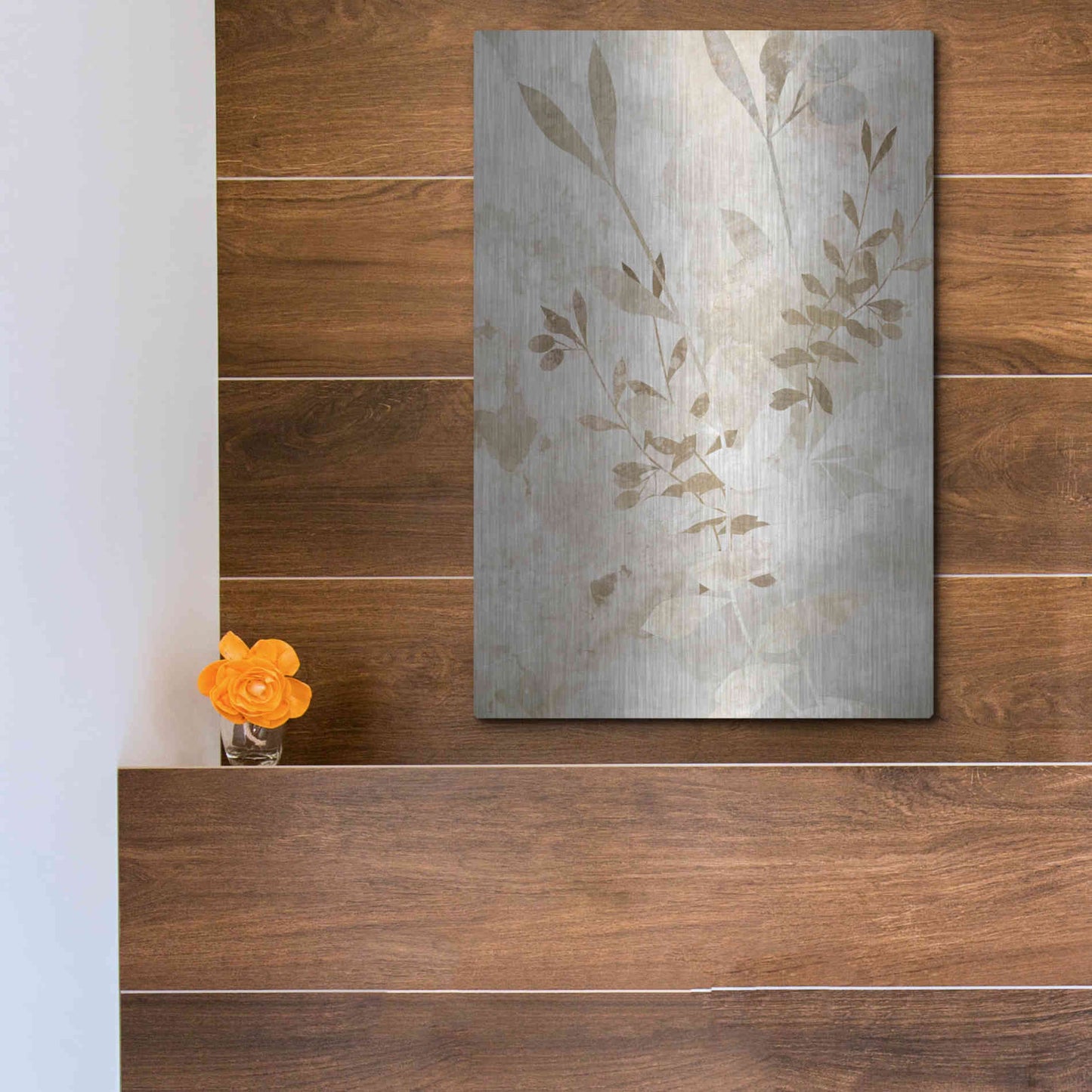 Luxe Metal Art 'Nature Wall 2' by Karen Smith Metal Wall Art,12x16