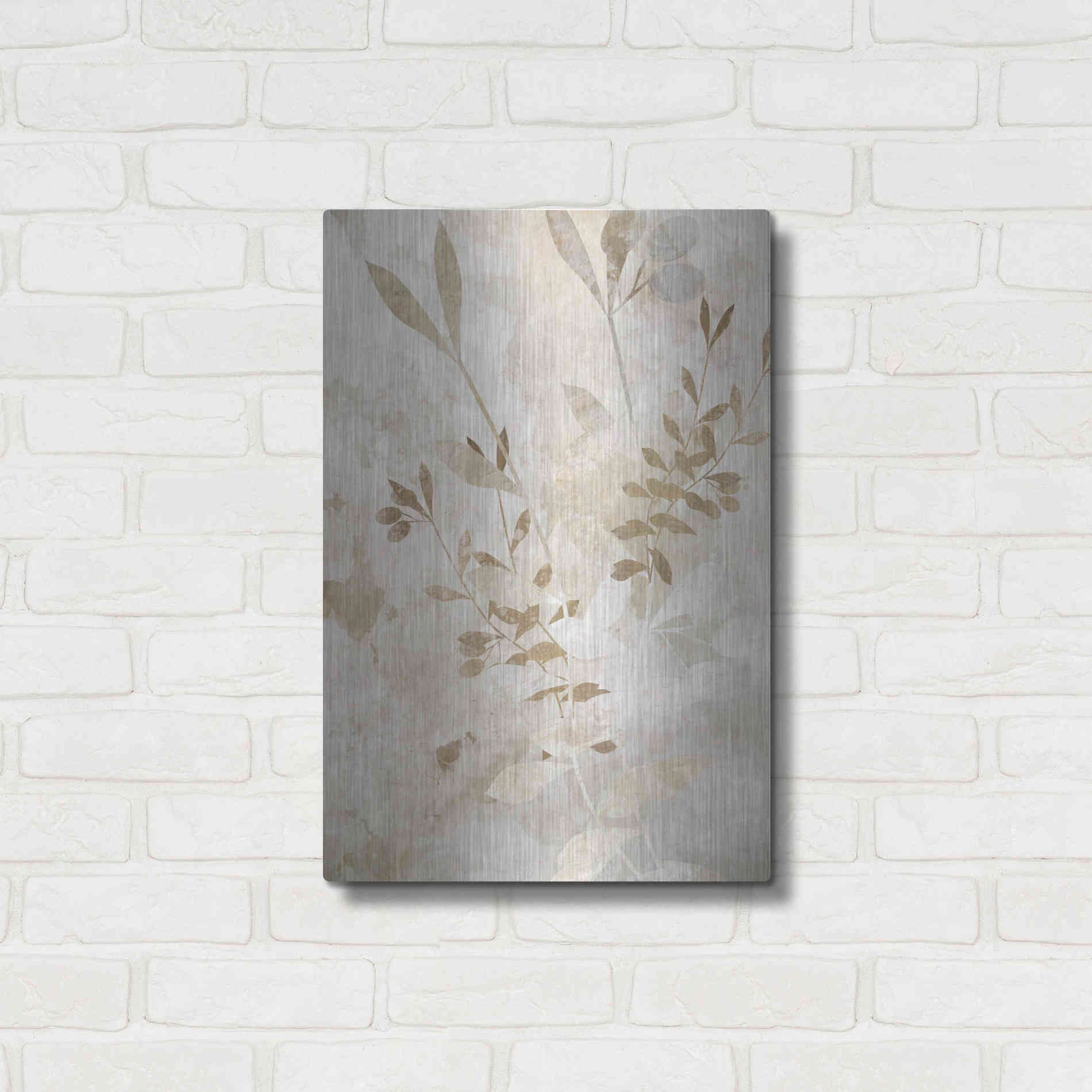 Luxe Metal Art 'Nature Wall 2' by Karen Smith Metal Wall Art,16x24