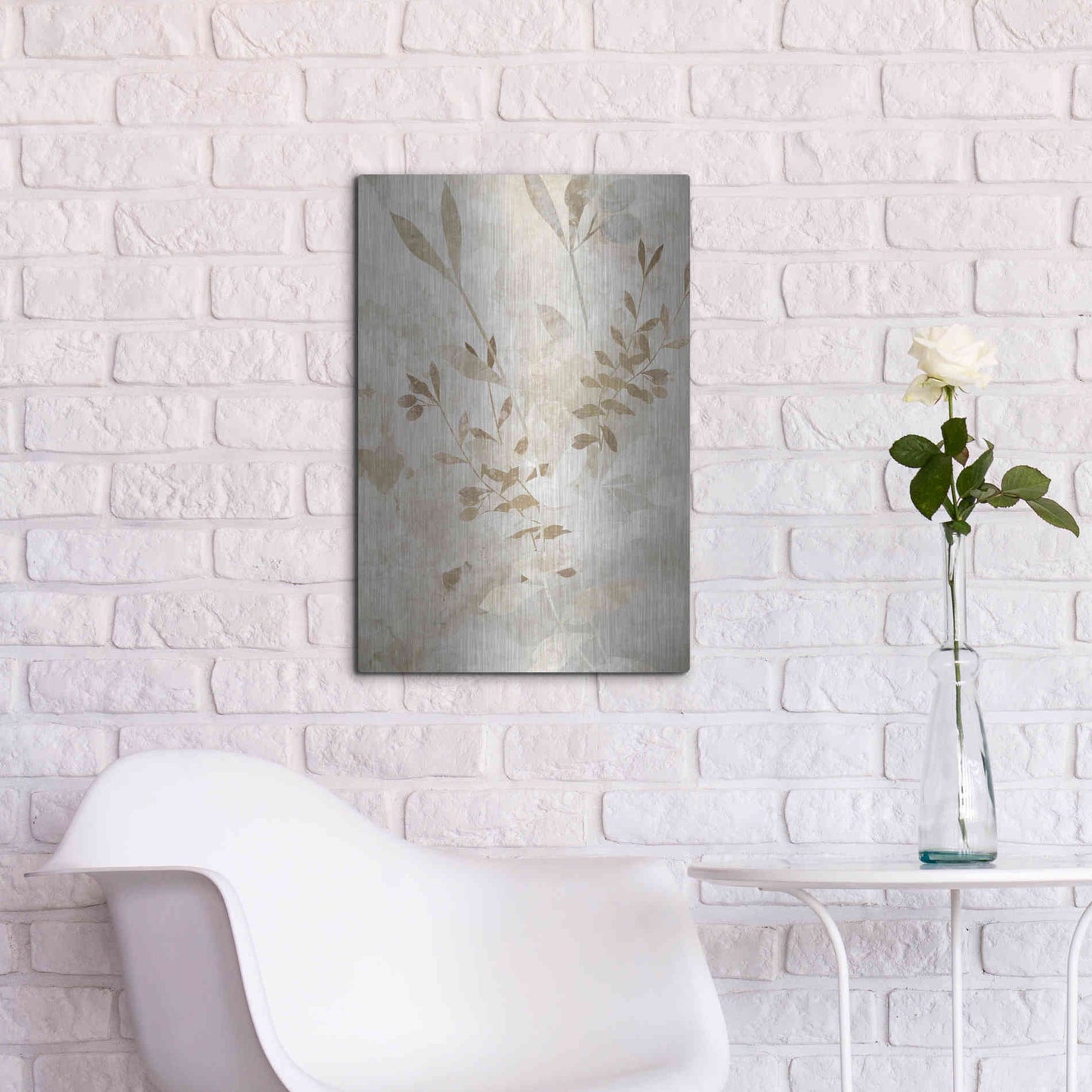 Luxe Metal Art 'Nature Wall 2' by Karen Smith Metal Wall Art,16x24