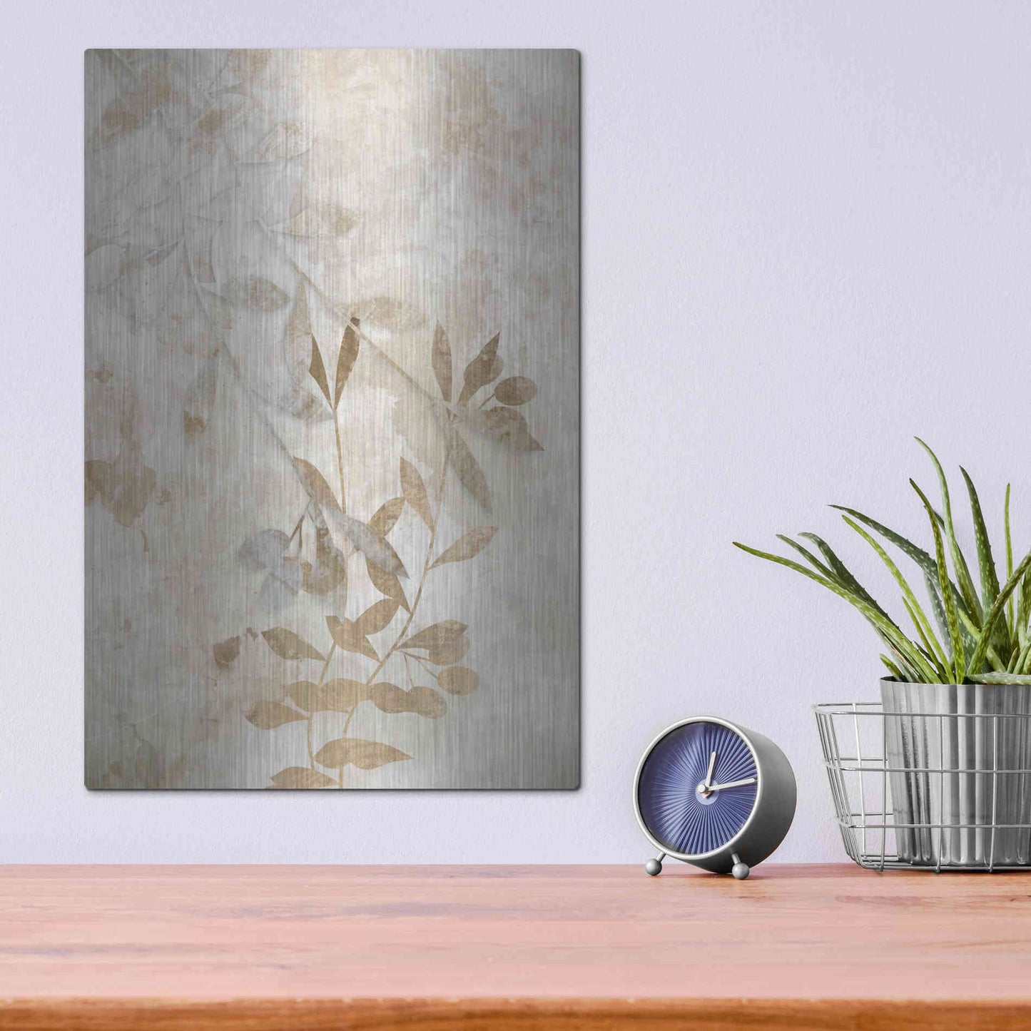 Luxe Metal Art 'Nature Wall 1' by Karen Smith Metal Wall Art,12x16