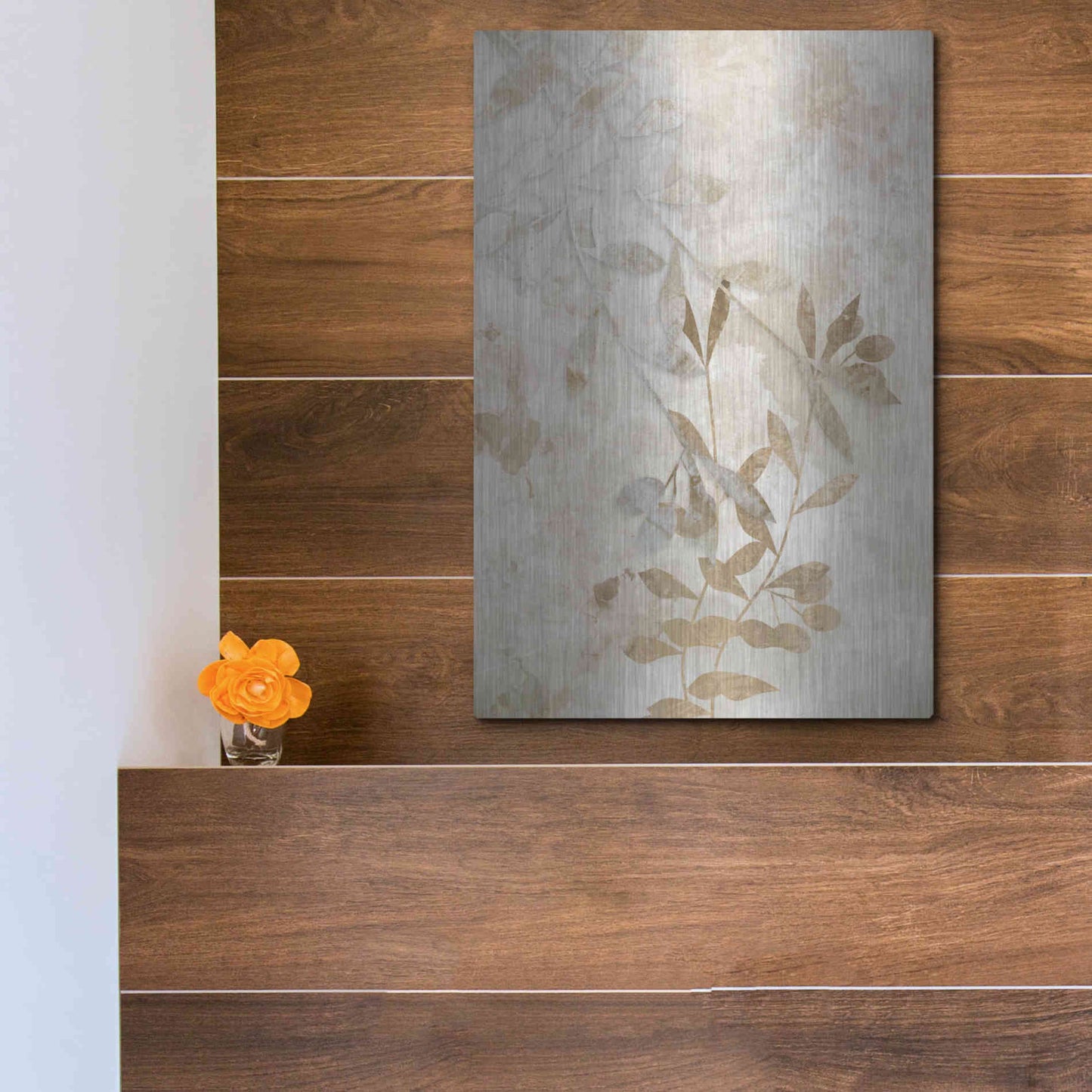 Luxe Metal Art 'Nature Wall 1' by Karen Smith Metal Wall Art,12x16