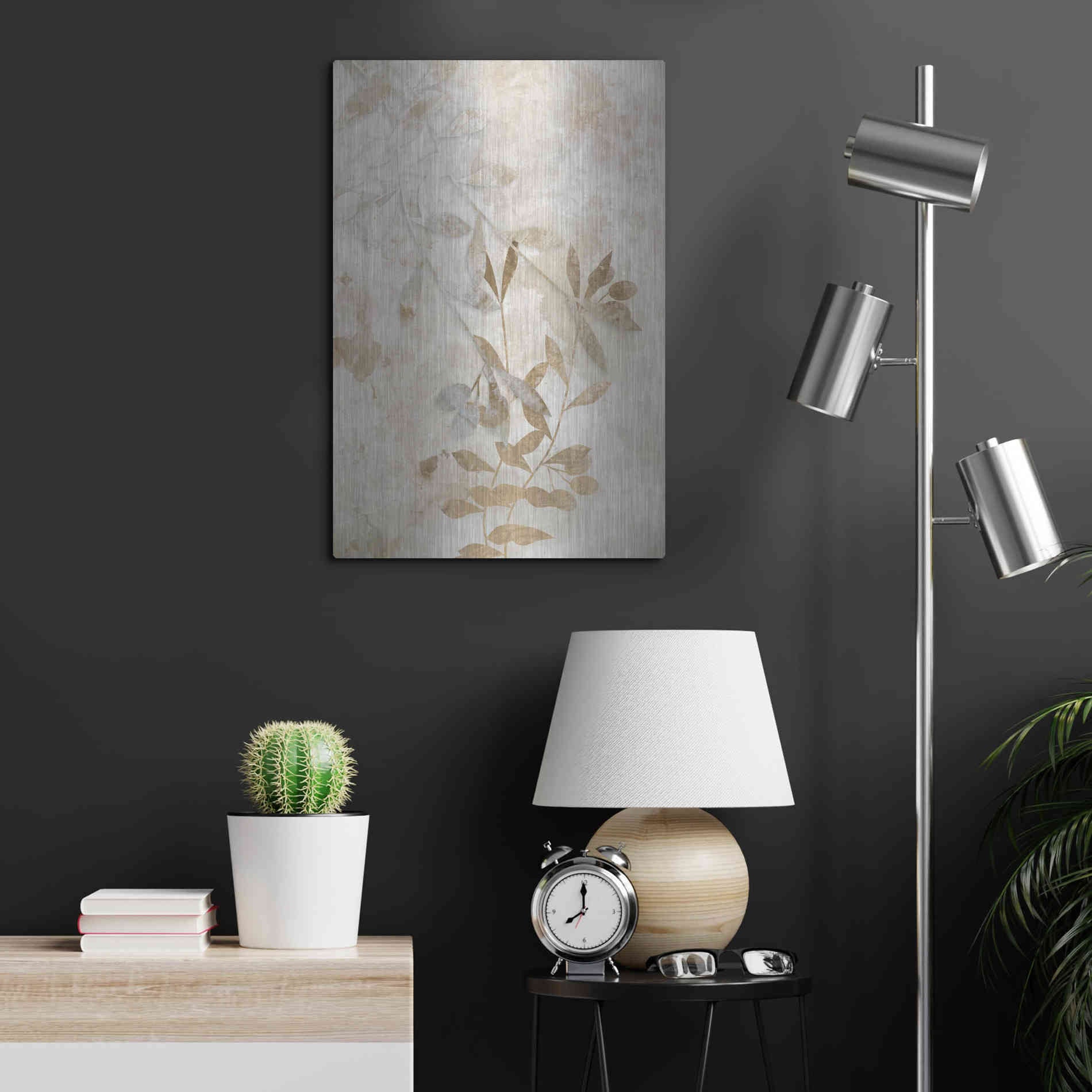 Luxe Metal Art 'Nature Wall 1' by Karen Smith Metal Wall Art,16x24
