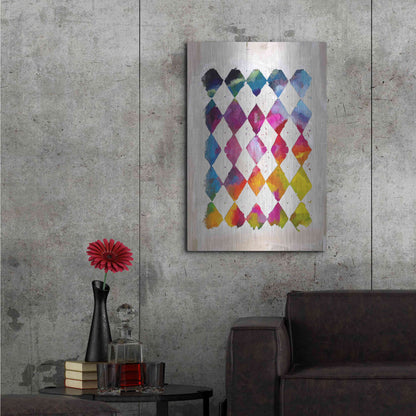 Luxe Metal Art 'Diamond Palette 2' by Karen Smith Metal Wall Art,24x36