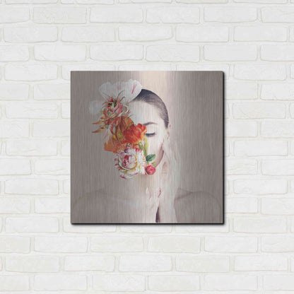 Luxe Metal Art 'Flora' by Karen Smith Metal Wall Art,24x24