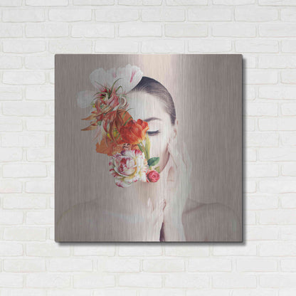 Luxe Metal Art 'Flora' by Karen Smith Metal Wall Art,36x36