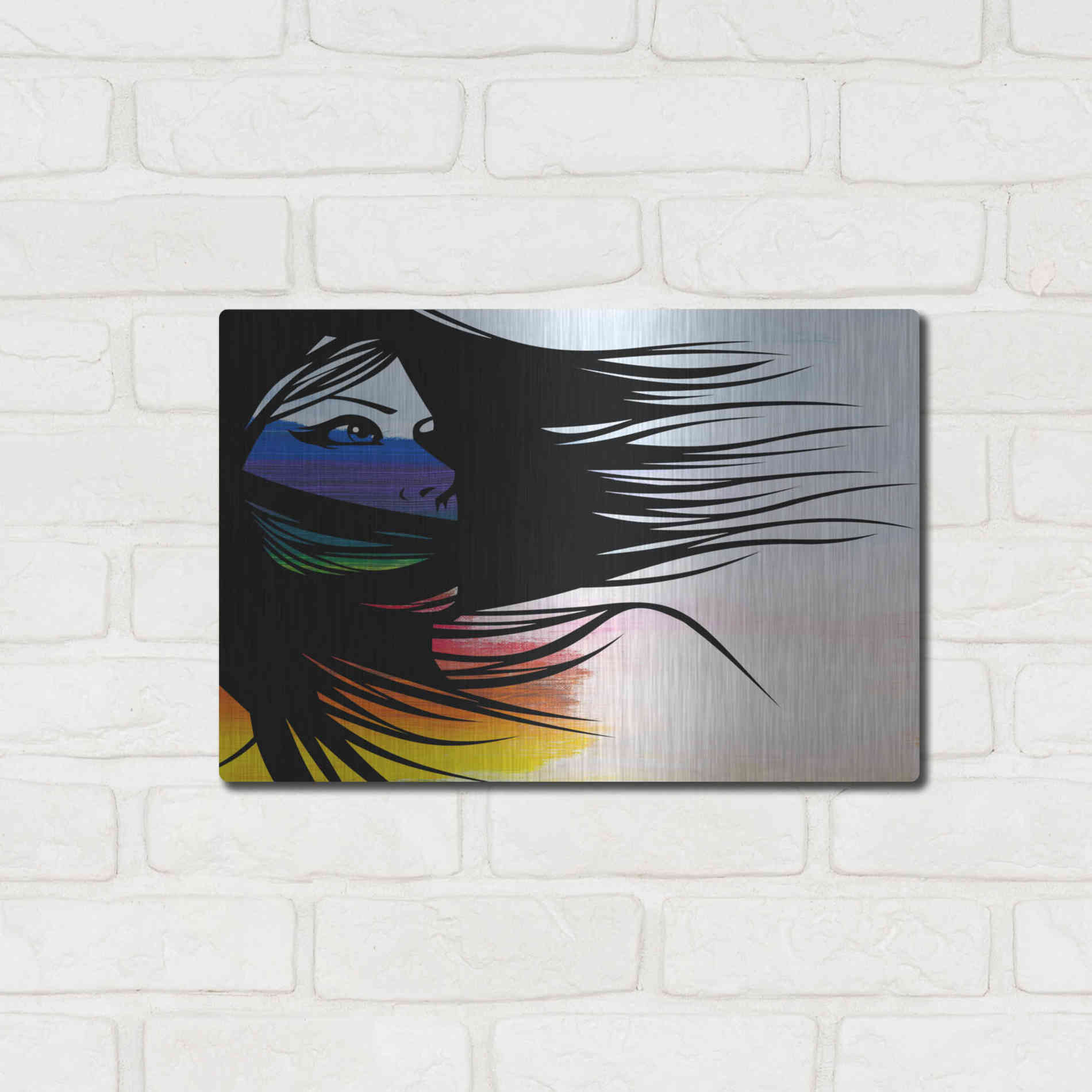 Luxe Metal Art 'Infusion' by Karen Smith Metal Wall Art,16x12