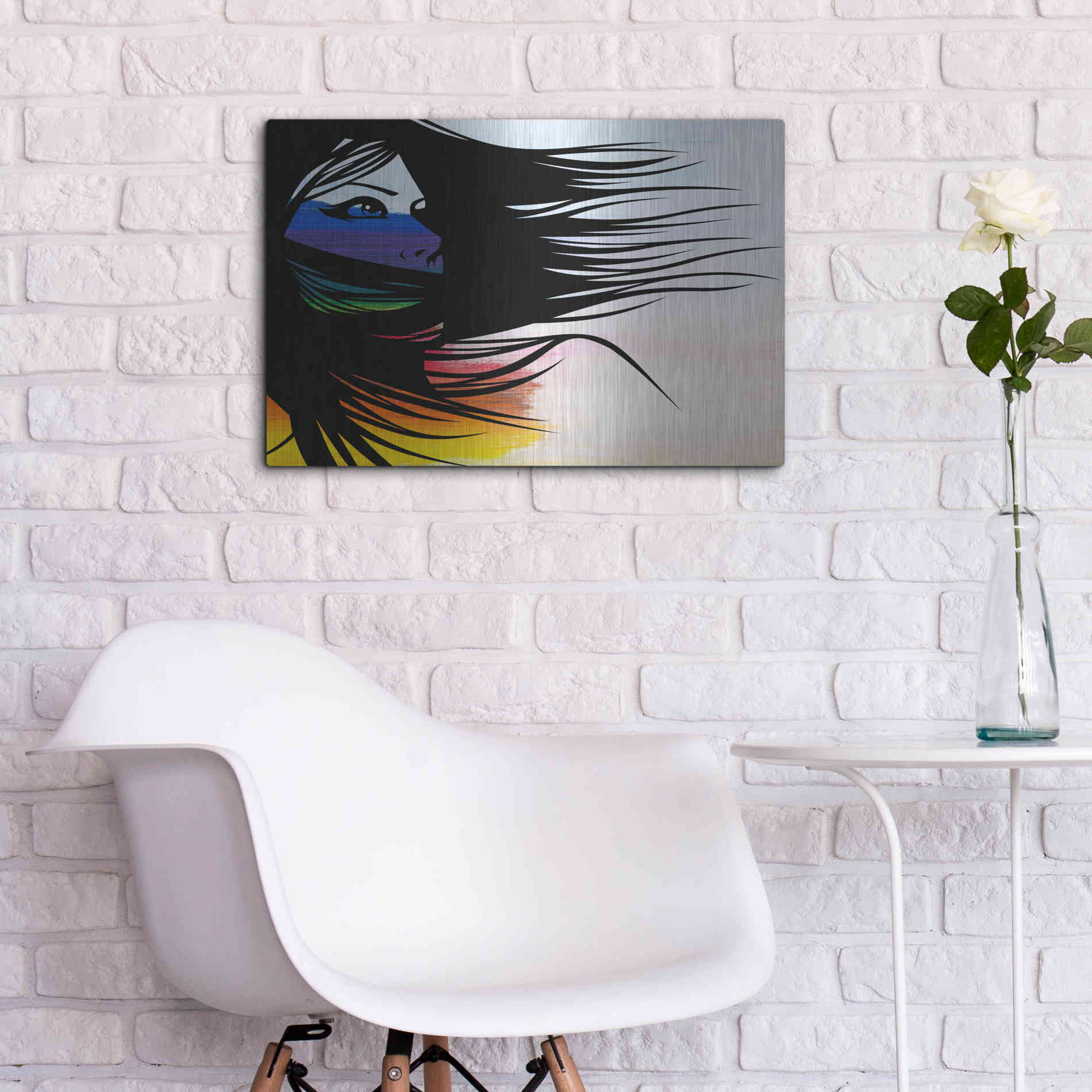 Luxe Metal Art 'Infusion' by Karen Smith Metal Wall Art,24x16