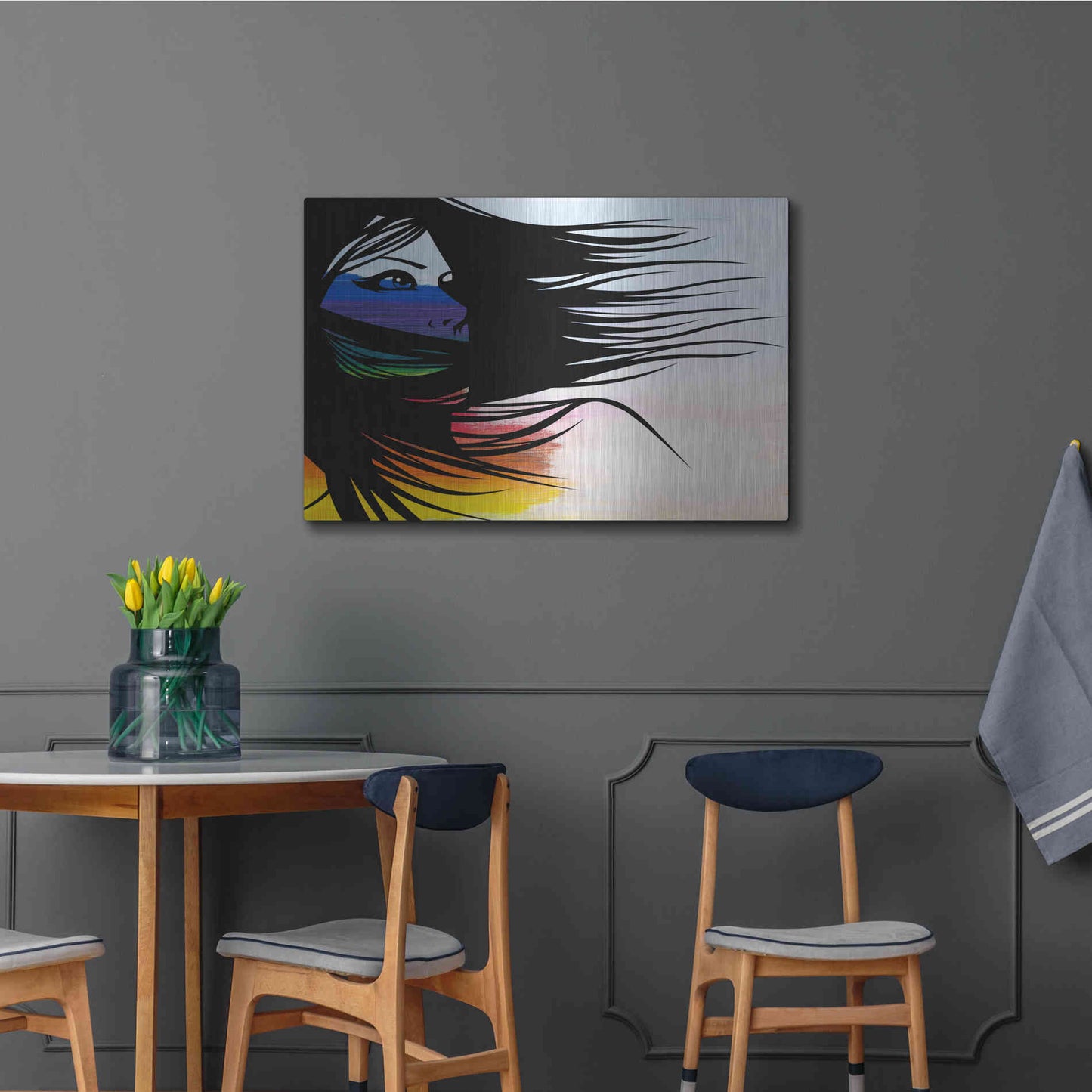 Luxe Metal Art 'Infusion' by Karen Smith Metal Wall Art,36x24