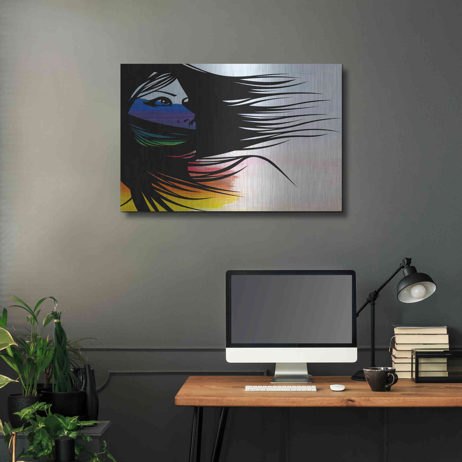 Luxe Metal Art 'Infusion' by Karen Smith Metal Wall Art,36x24