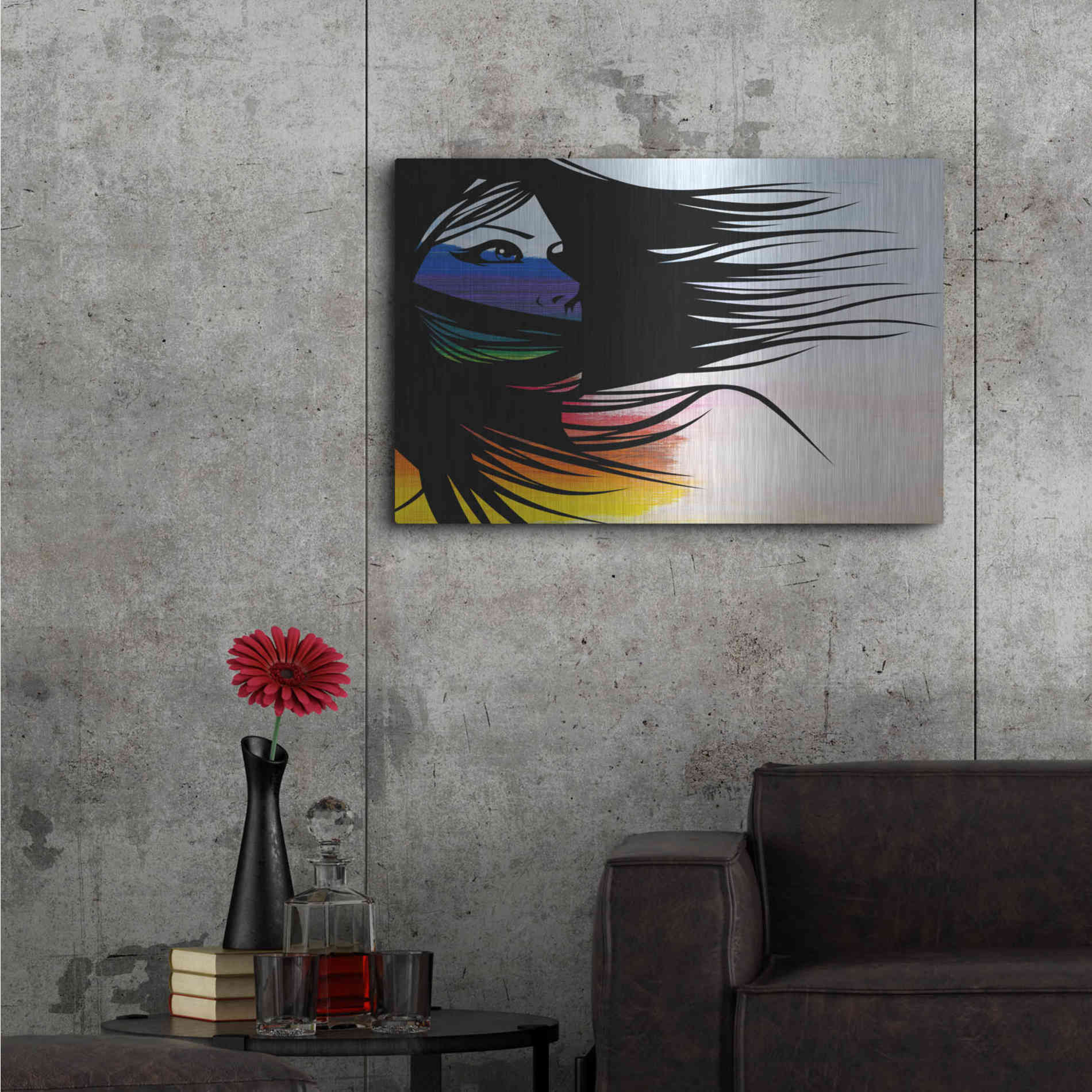 Luxe Metal Art 'Infusion' by Karen Smith Metal Wall Art,36x24