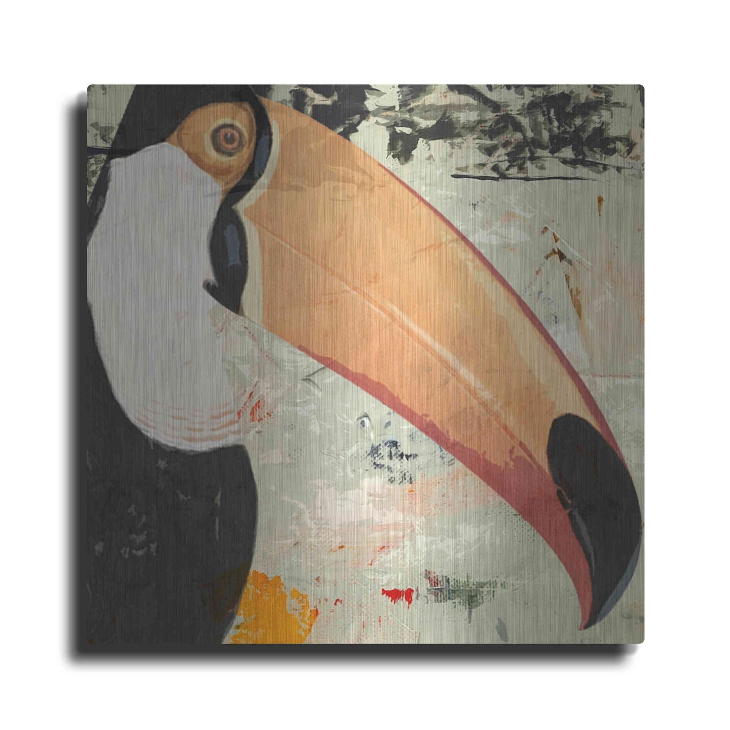 Luxe Metal Art 'Toucan Play 2' by Karen Smith Metal Wall Art
