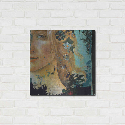 Luxe Metal Art 'Flower Lady' by Karen Smith Metal Wall Art,24x24