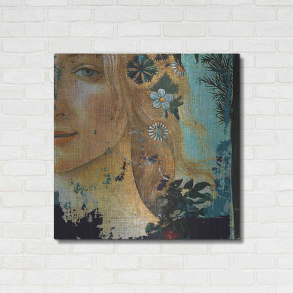 Luxe Metal Art 'Flower Lady' by Karen Smith Metal Wall Art,36x36