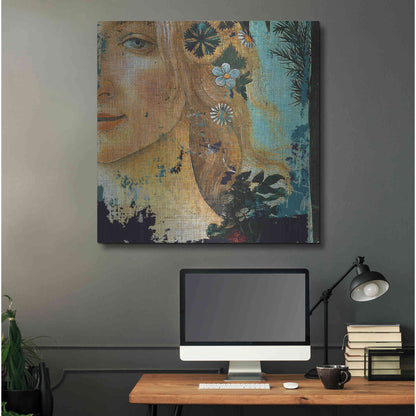 Luxe Metal Art 'Flower Lady' by Karen Smith Metal Wall Art,36x36