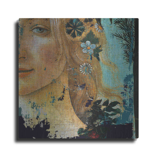 Luxe Metal Art 'Flower Lady' by Karen Smith Metal Wall Art